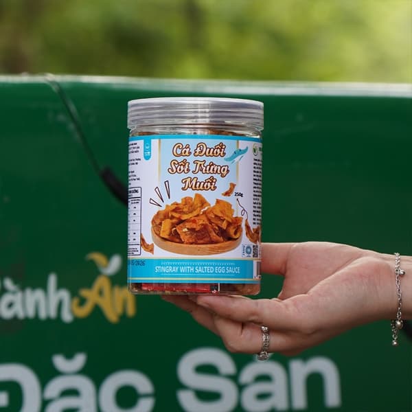 Cá đuối sốt trứng muối 250g