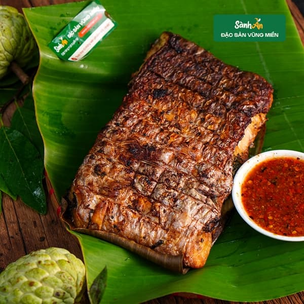Cá trắm khúc nướng Tây Bắc
