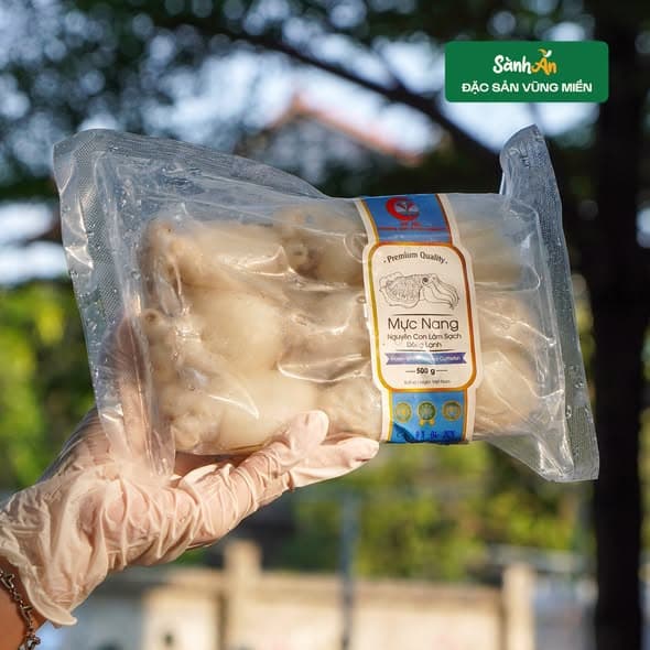 Mực nang nguyên con làm sạch 500g 4