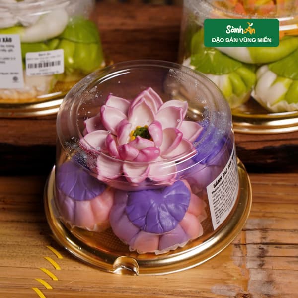 Bánh bao hoa sen nhân cốm 5