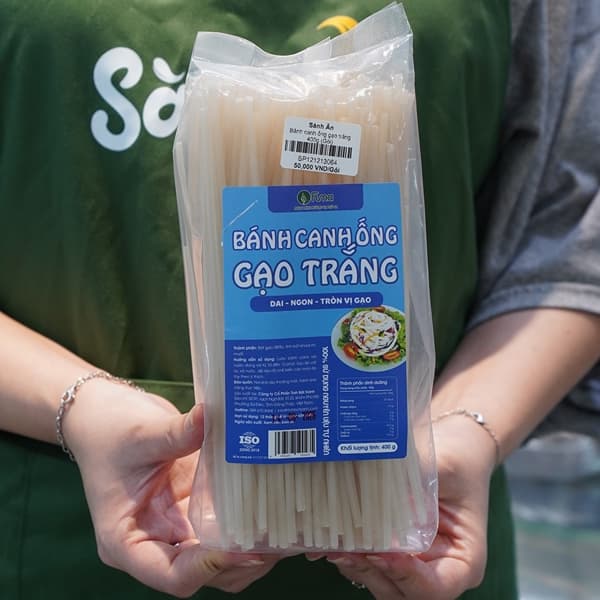 Bánh canh ống gạo trắng 400g 3