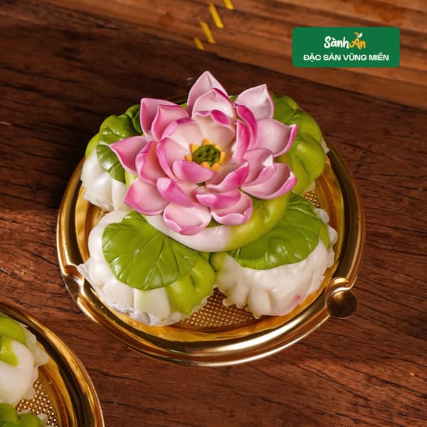 Bánh bao hoa sen nhân cốm 4