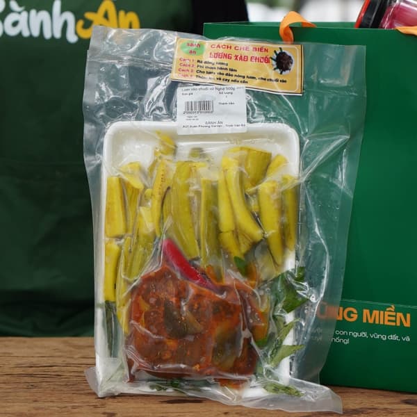 Lươn xào chuối xứ Nghệ 500g 5