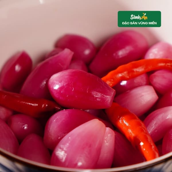 Hành tím Lý Sơn ngâm giấm chua ngọt 500g 4